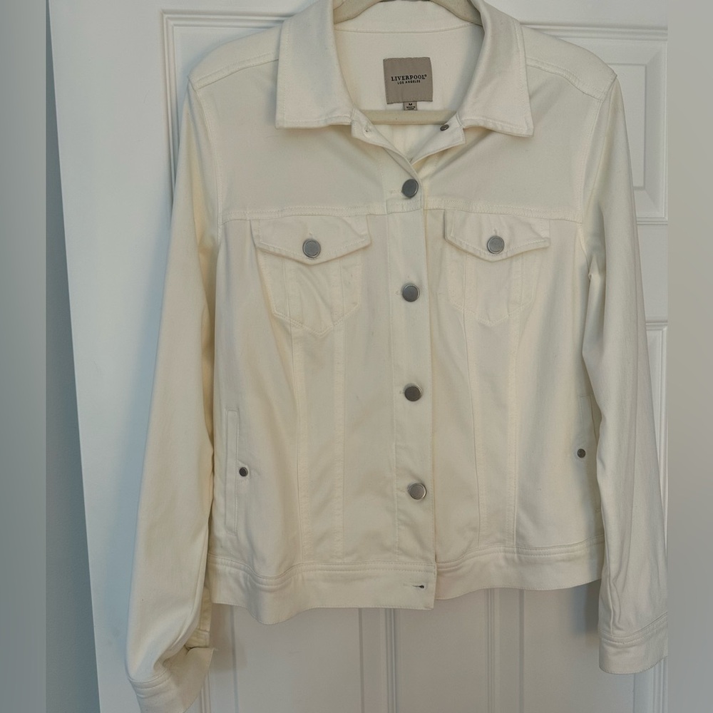 Liverpool Women's Off-White Jean Jacket